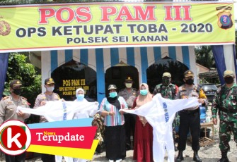 Kapolres Cek Pos Pam Pencegah Masyarakat Lakukan Mudik