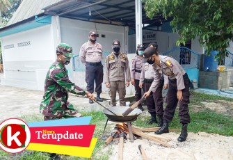 Polsek Dabo Singkep Kembali Buka Dapur Umum
