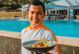 Executive chef Yovi di Harris Resort Barelang