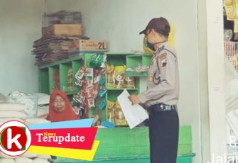 Kepolisian Sektor Batang Kota melakukan pemantauan di pasar tradisional Batang