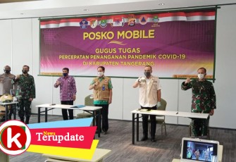 LO BNPB Mayjend Afanti Kunjungi Gugus Tugas Covid-19 Tangerang