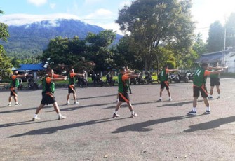 Personel Kodim 1310/Bitung Jalani Tes Kesamaptaan Jasmani
