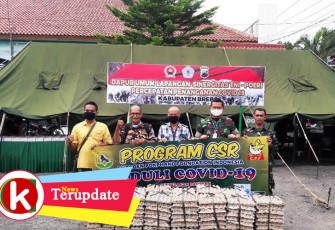 Bantuan Datang Lagi ke Dapur Umum Kodim Brebes