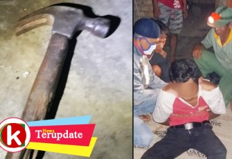 Tersangka dan Barang Bukti saat diamankan