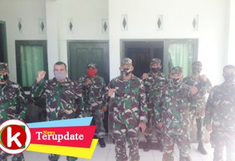 Tim Wasev Sterdim 1310/Bitung Kunjungi Koramil Jajaran
