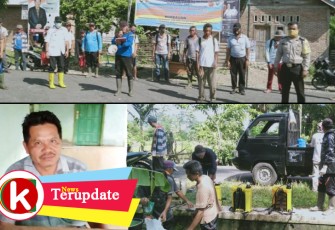 Pemdes Pino Baru Semprot Disinfektan ke Rumah Warga, Putus Mata Rantai Covid-19