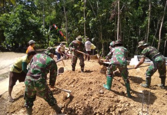 Kekentalan dan Kekraban Makin Erat Antara TNI dengan Warga