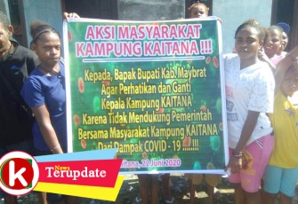 Masyarakat Kampung Kaitana Minta Kejelasan Penyaluran Bantuan Covid-19 Kepada Pemerintah Maybrat