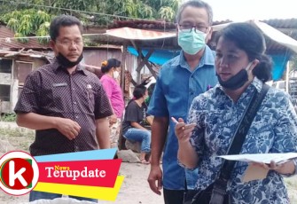 Tim Satgas Ketapang melaksanakan peninjauan di Pasar Tradisional Simanindo Samosir