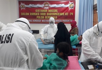 Sunatan Massal Polda Bengkulu
