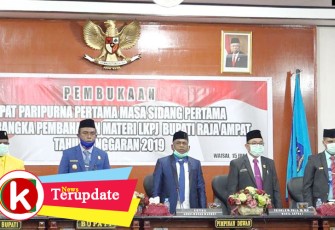 Bupati Raja Ampat Sampaikan LKPJ ke DPRD