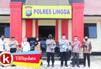 KPU Lingga Koordinasi dengan Polres Lingga terkait Kesiapan Pengamanan Tahapan Pilkada Tahun 2020