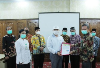 Rapat bersama Gubernur Bengkulu Rohidin Mersyah bertempat di Gedung Daerah Balai Raya Semarak Bengkulu