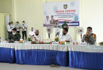 Gugus Tugas Covid 19 Gelar Rapat Lanjutan Guna Pemulangan 184 PMI Asal Asahan