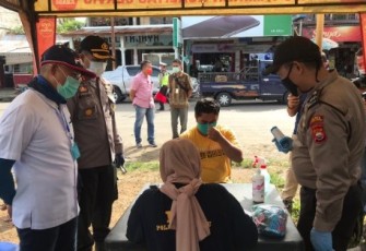 Polres Bengkulu Selatan Gelar Rapid Test Gratis Untuk Masyarakat
