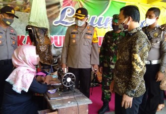Kapolres Batang Canangkan Kampung Tangguh Nusantara Candi