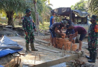 Cek Progres Sasaran Fisik Pembangunan 4 Unit Jembatan TMMD Ke-108
