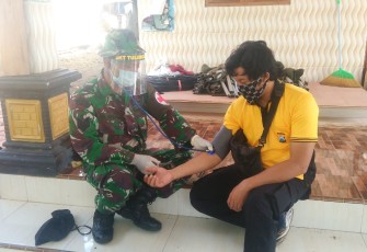 Anggota Polsek Tanggunggunung Tak Luput dari Pemeriksaan Tim Kesehatan