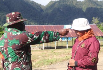 Satgas TMMD Kodim 1805/Raja Ampat Berperan Aktif Dalam Penanganan Covid-19