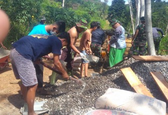 Ternyata Generasi Muda Desa Ngepoh Antusias Sambut TMMD