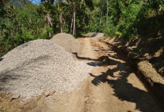Bahan Material Pembuatan Rabat Jalan