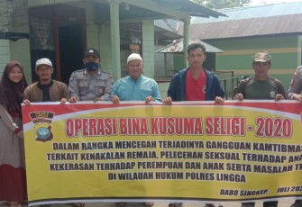 Satbinmas Polres Lingga Lakukan Penyuluhan
