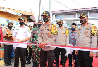 Kapolda Bengkulu Resmikan Kampung Berseri