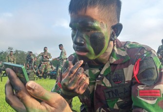Yonif 725/Woroagi Gelar Uji Siap Tempur Tingkat Peleton Senapan