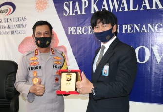 Kapolda Bengkulu Silaturahmi Bersama BPKP Provinsi Bengkulu