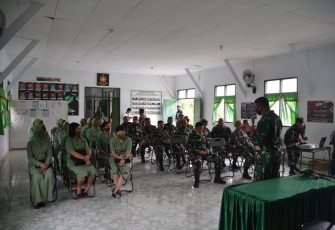 Dandenbekang Kendari Lepas Prajurit Laksanakan MPP
