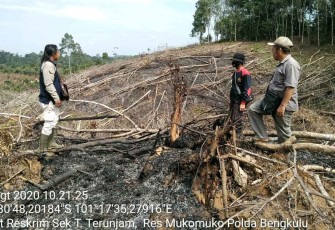 Polsek Teras Terunjam Cek Titik Panas dan Berikan Imbauan