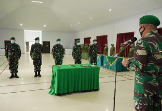 Danrem Pimpin Sertijab 2 Dandim dan Pelantikan 1 Dandim Jajaran Korem 143 Kendari