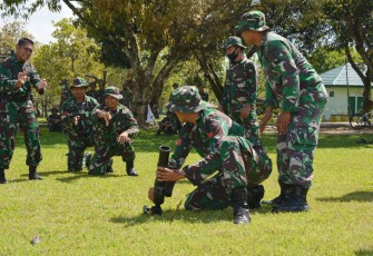 53 Prajurit Yonif 725/Wrg Ikuti Penataran Menembak Jatpok dan Jatri