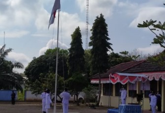 Kecamatan Mesuji Makmur Upacara Bendera Peringati HUT ke-75 RI
