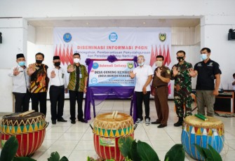 Diseminasi Informasi P4GN dan Launching Desa Gunung Kembang sebagai Desa Bersinar (Bersih dari Narkoba) di Gedung Reptaloka Setda Bengkulu Selatan
