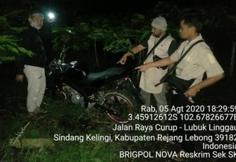 Motor Korban Ditemukan Polisi di Kebun Kopi