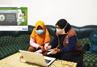 Mahasiswa KKN Umsida Beri Bantuan Kepada Guru