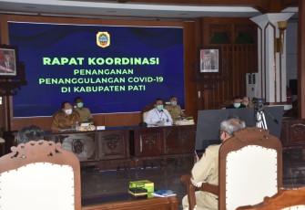 Haryanto pimpin langsung rapat kordinasi penanggulangan covid-19