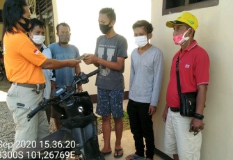 Polsek Teras Terunjam Lepas Terduga Pelaku Motor Bodong