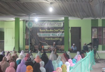 Dandim Batang Letkol Inf Dwison menghadiri pengajian di Pondok Raudhatul Mita Alimin. Minggu, 27/9/2020