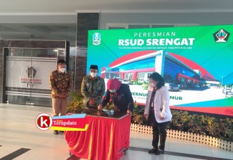Peresmian RSUD Srengat oleh Gubernur Jawa Timur Khofifah Indar Parawansa, Sabtu (12/09/2020). (foto: Faisal NR / Klikwarta.com) 