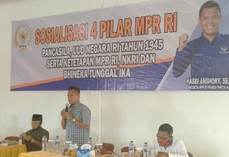Hasbi Anshory Sosialisasi 4 Pilar Kebangsaan Kepada Tenaga Pendidik