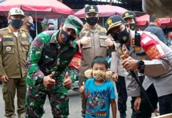 Tim Gabungan Polres OKI Perketat Penerapan Protokol Kesehatan