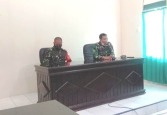Dandim 1310/Bitung saat terima kunjungan kerja tim