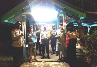 Kapolsek Tanjungpinang Timur Patroli Poskamling Bersama Bhabinkamtibmas