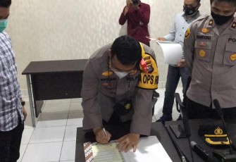 Kapolres Musirawas Pimpin Penandatanganan Pakta Integritas Walpri dan Walkat Pilkada