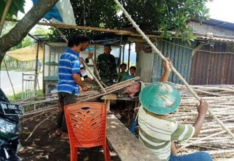 Babinsa Sosialisasikan Protokol Kesehatan Covid-19