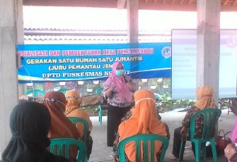 Puskesmas Ngunut Sosialisasikan Pengoptimalan Program Satu Jumantik Satu Rumah