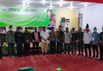 Danramil 1310-03/Likupang Hadiri Konferensi Nahdatul Ulama Minahasa Utara