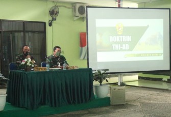 Kunjungan Kerja Tim Wasef Srenad di Makodim 1417/Kendari Dalam Doktrin TNI AD